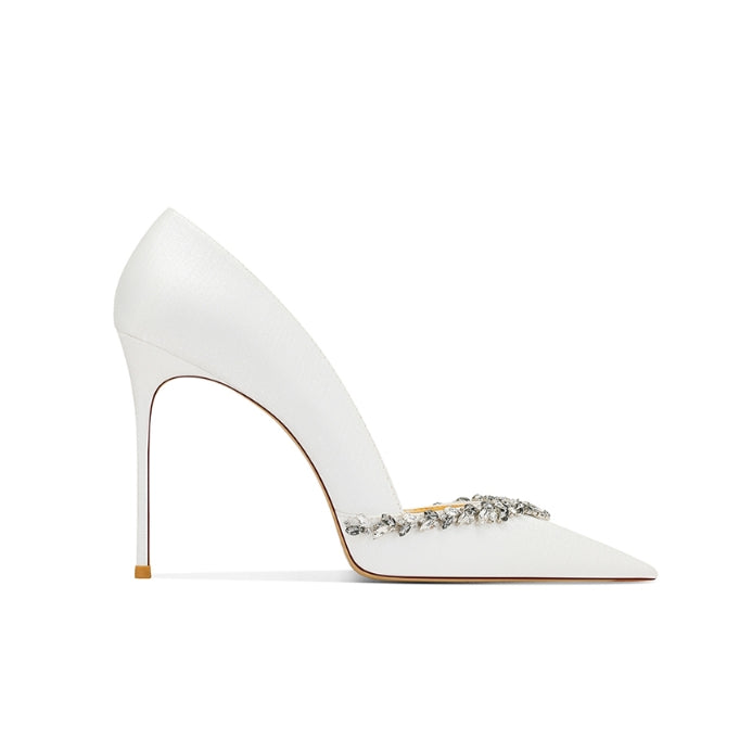 VAISO Diamante Mid Heel Pumps - 8cm
