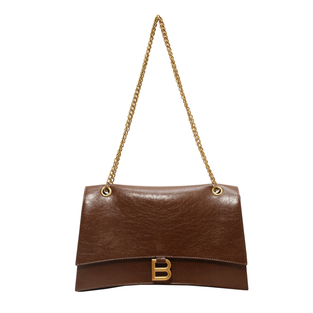 Brown VALNE Letter B Cross Body Bag - Large | I The Label – I The Label