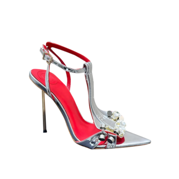 VARAN Diamante High Heel Sandals
