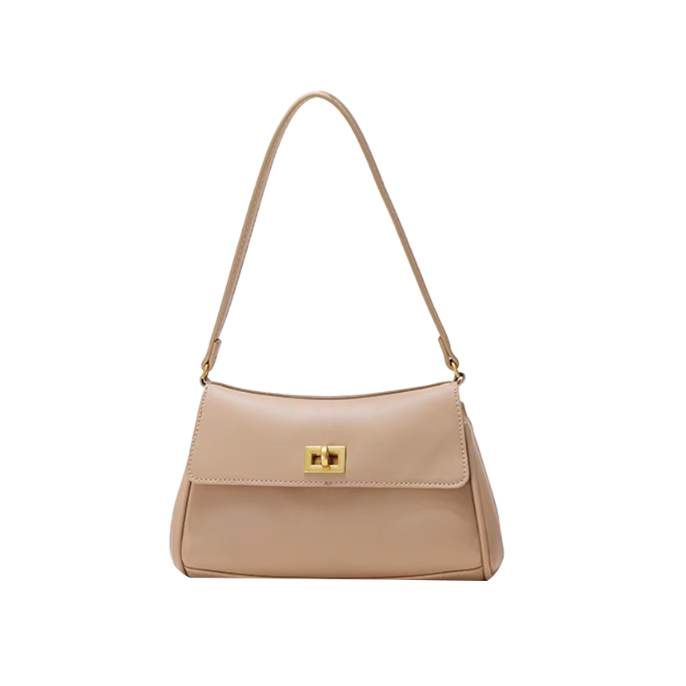 VASHO Metal Lock Cross Body Bag