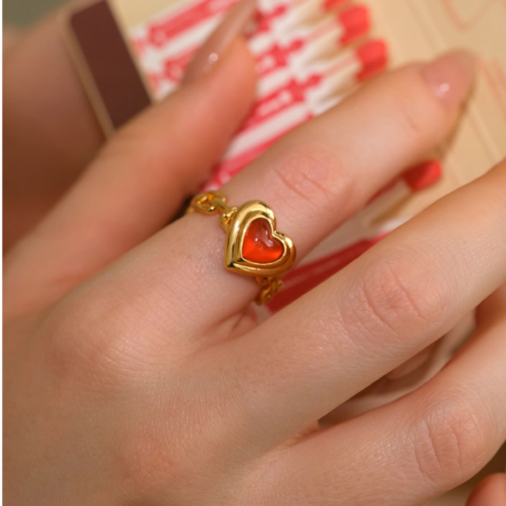 VECIA Heart Ring