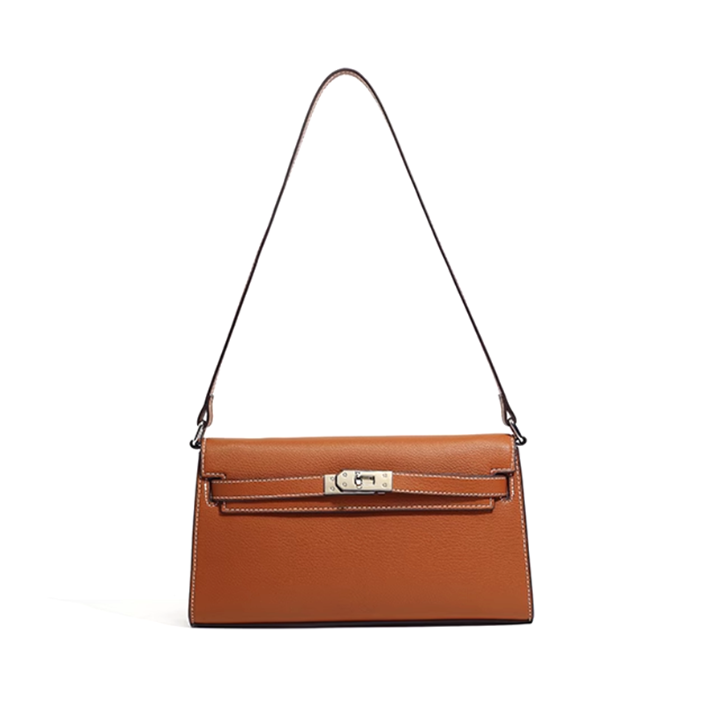 VECMI Metal Lock Cross Body Bag