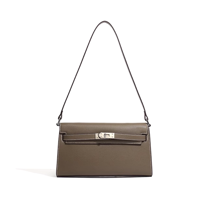 VECMI Metal Lock Cross Body Bag