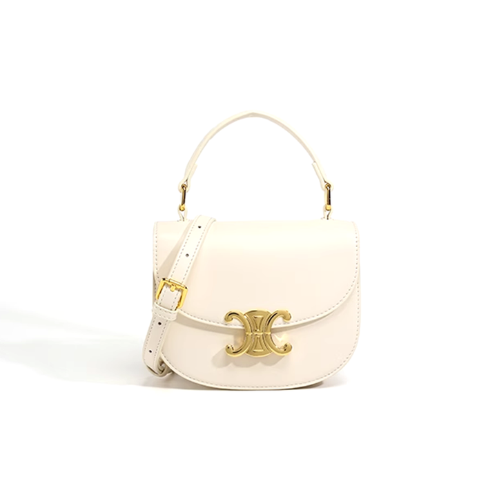 VEIBO Metal Lock Cross Body Bag