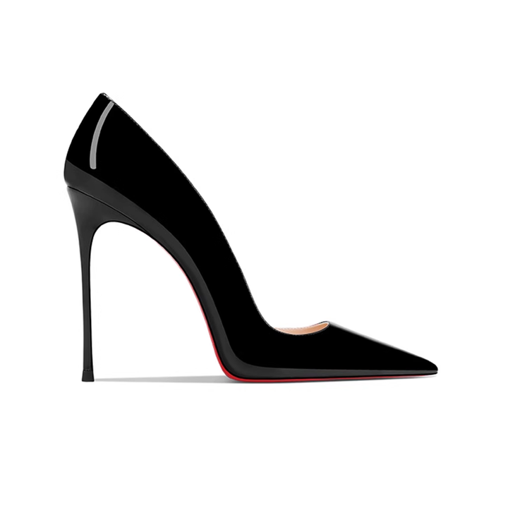 VEKUA Patent Leather High Heel Pumps - 10cm