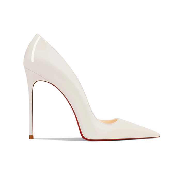 VEKUA Patent Leather High Heel Pumps - 10cm
