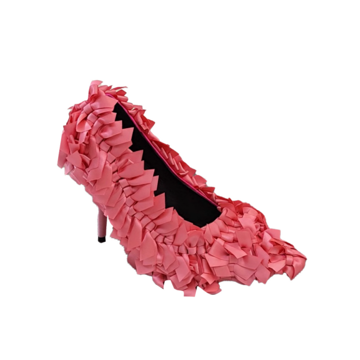 VEROA Bow Embellished High Heel Pumps