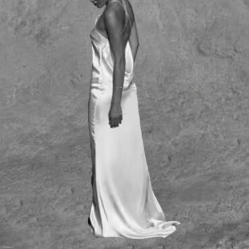 VIERU Backless Maxi Dress