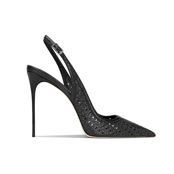 VLERA Cut Out High Heel Sandals - 10cm