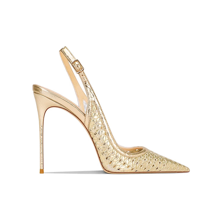 VLERA Cut Out High Heel Sandals - 10cm