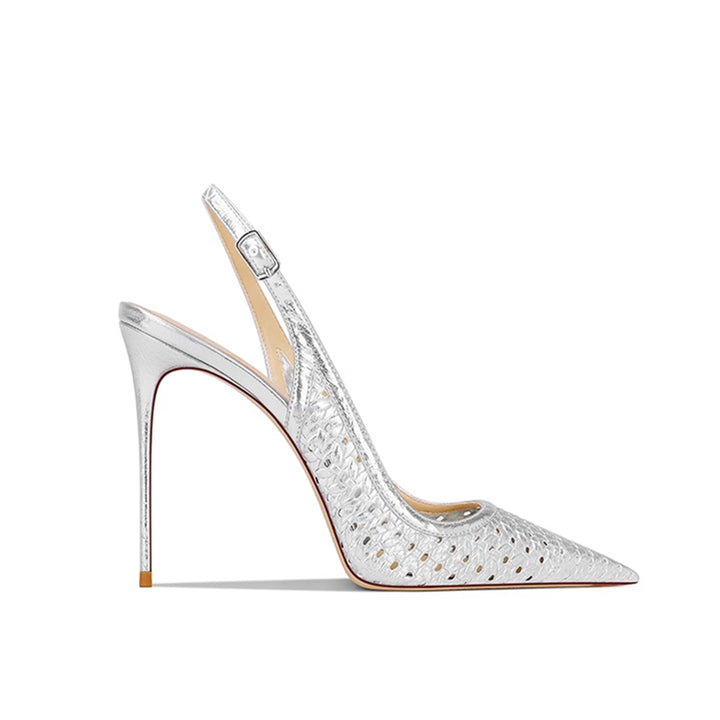 VLERA Cut Out High Heel Sandals - 10cm