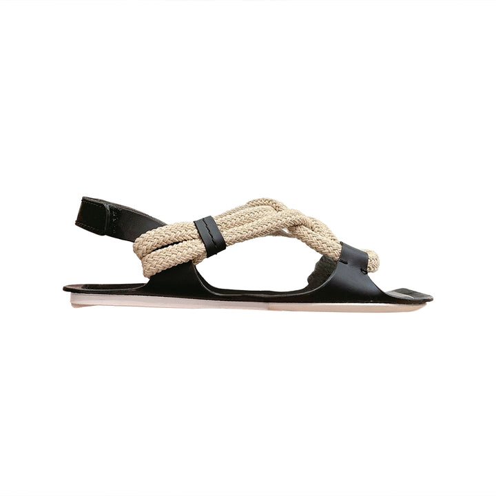 VOTUA Rope Flat Sandals