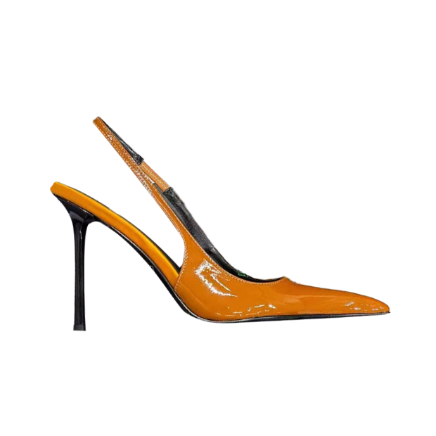 VRTNA Super Pointed Toe Slingback High Heel Sandals