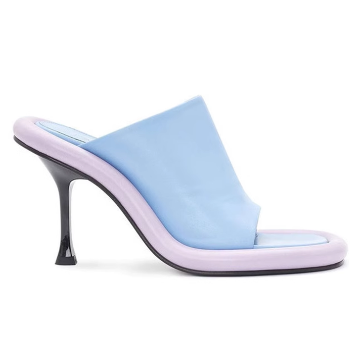 VUKAS Bi-Color Mules Sandals