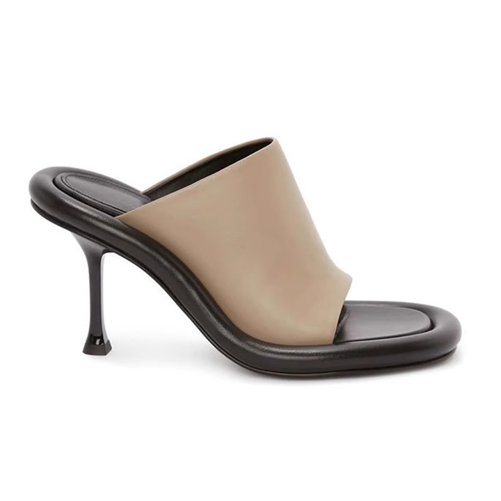 VUKAS Bi-Color Mules Sandals