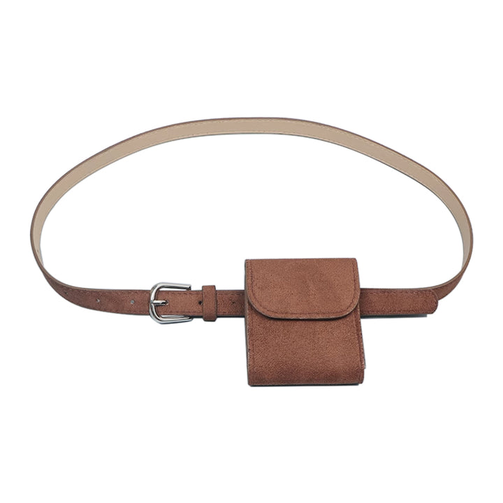 VUTDO Suede Waist Belt Bag