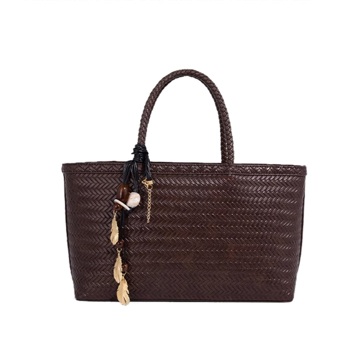VUSTI Braided Oversized Tote Bag