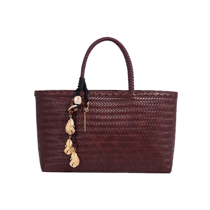 VUSTI Braided Oversized Tote Bag