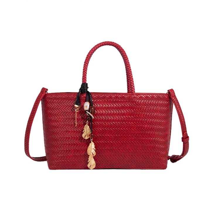 VUSTI Braided Oversized Tote Bag