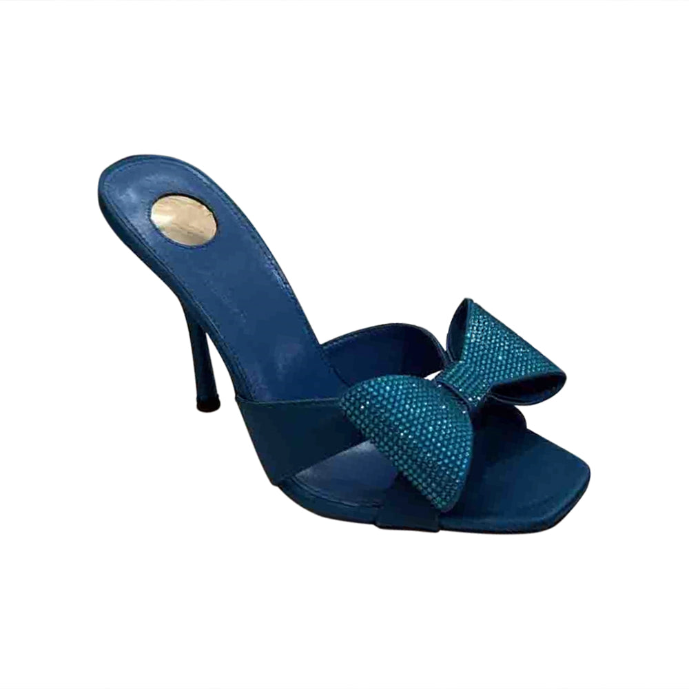 XEVON Bow Mules Sandals