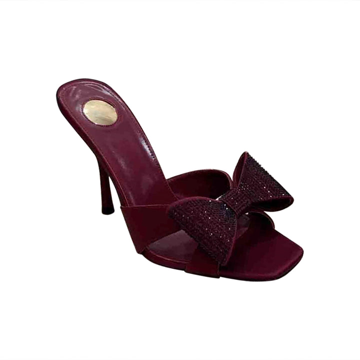 XEVON Bow Mules Sandals