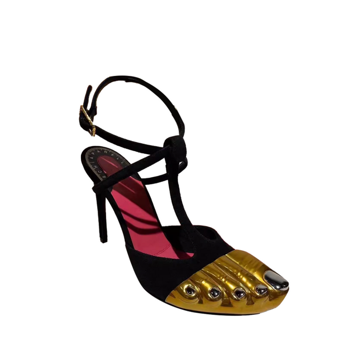 ZACRE Toe Detailed Statement High Heel Sandals