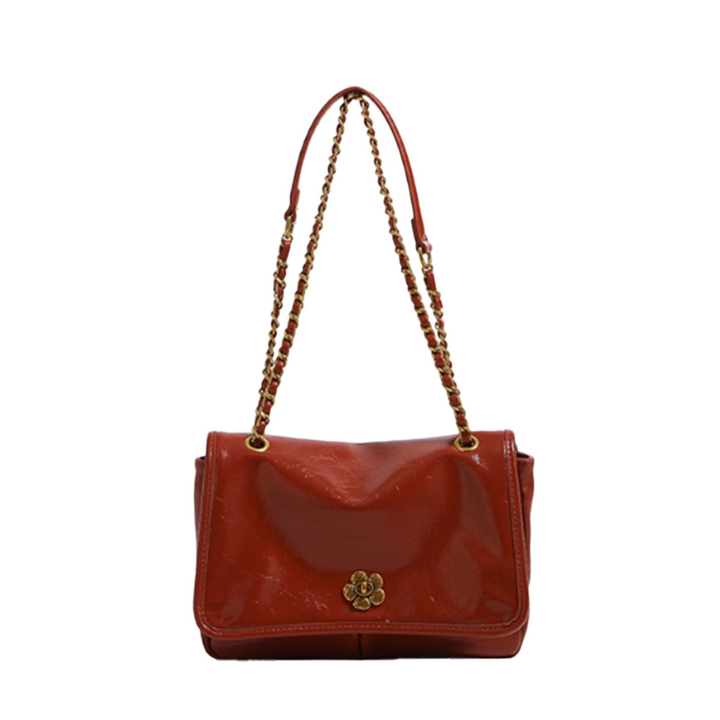 ZELDA Metal Lock Cross Body Bag - Small