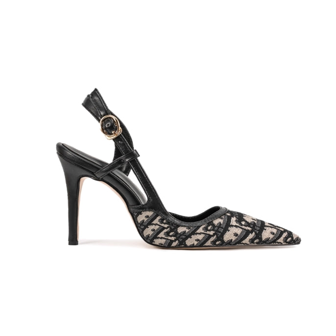 ZETVO Slingback Mid Heel Sandals - 8cm