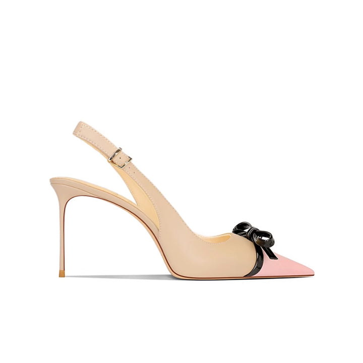 ZEVCO Bow Mid Heel Sandals - 8cm