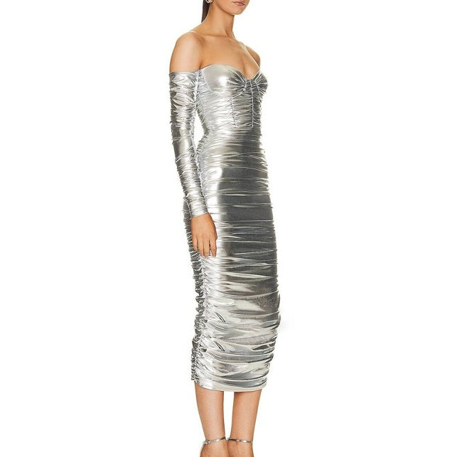 ZOREB Off-Shoulder Evening Dress Gown