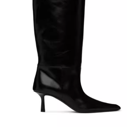 DAITO Kitten Heel Knee High Boots