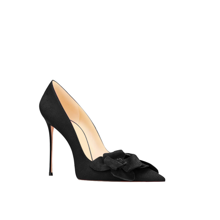 CIURE Flower Embellished Mid Heel Pumps - 6cm