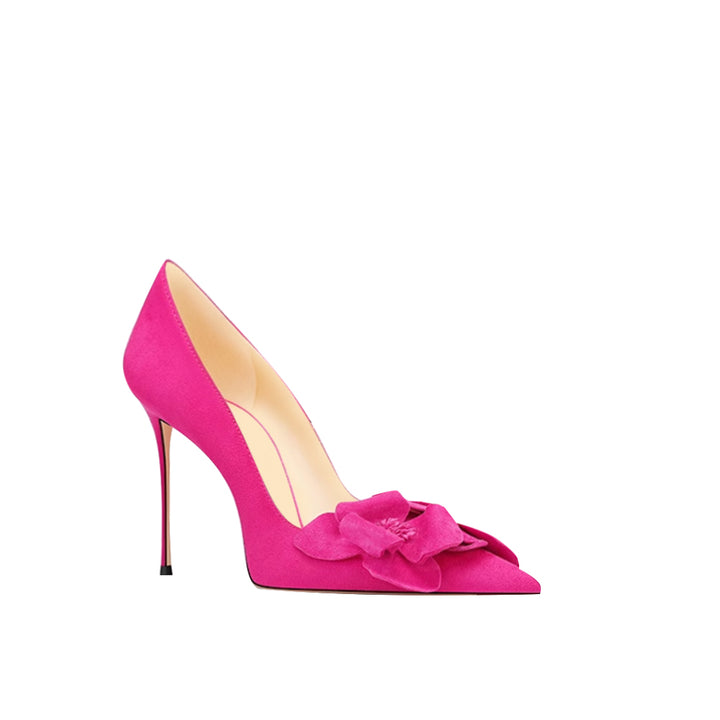 CIURE Flower Embellished Mid Heel Pumps - 6cm
