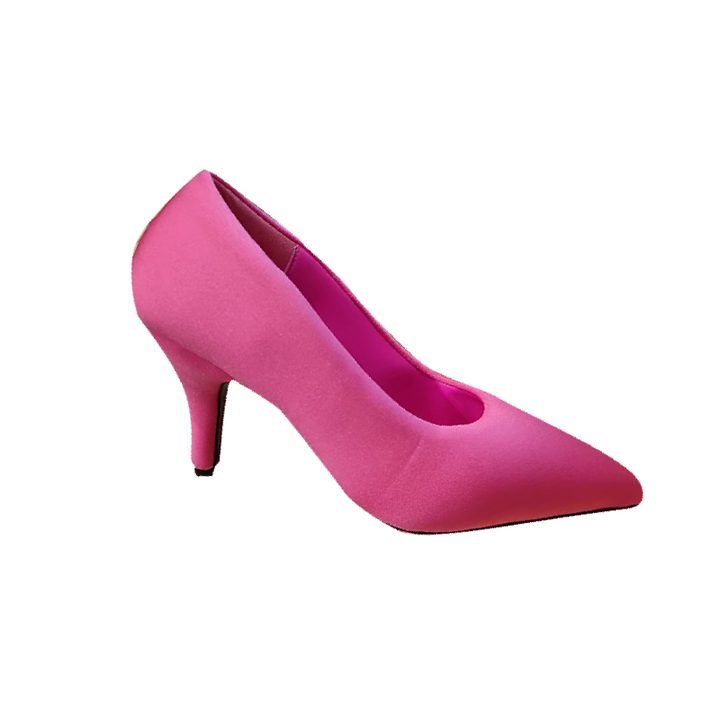 CUNAL Satin Mid Heel Pumps