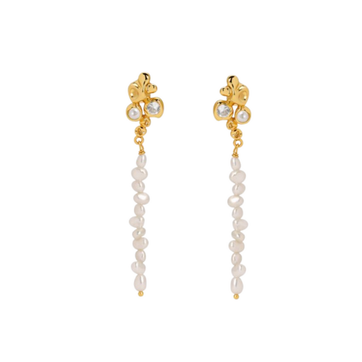 DAHUL Pearl Long Earrings - Pair