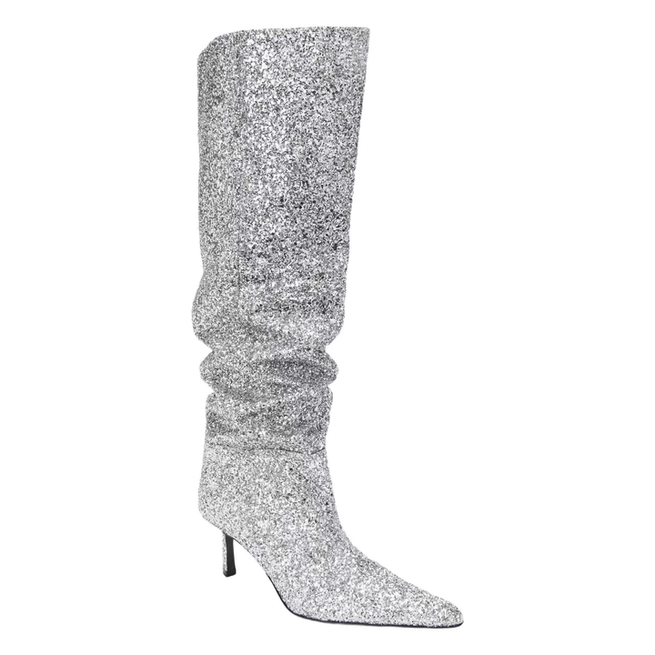 DAITO Kitten Heel Knee High Boots