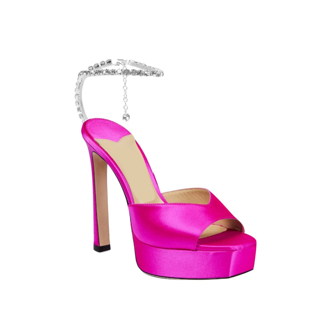 DEBOI Diamante High Heel Platform Sandals