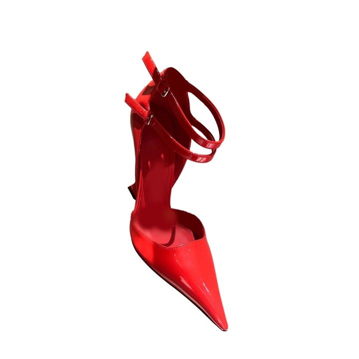 DELCO Ankle Strap Wedged Heel Sandals