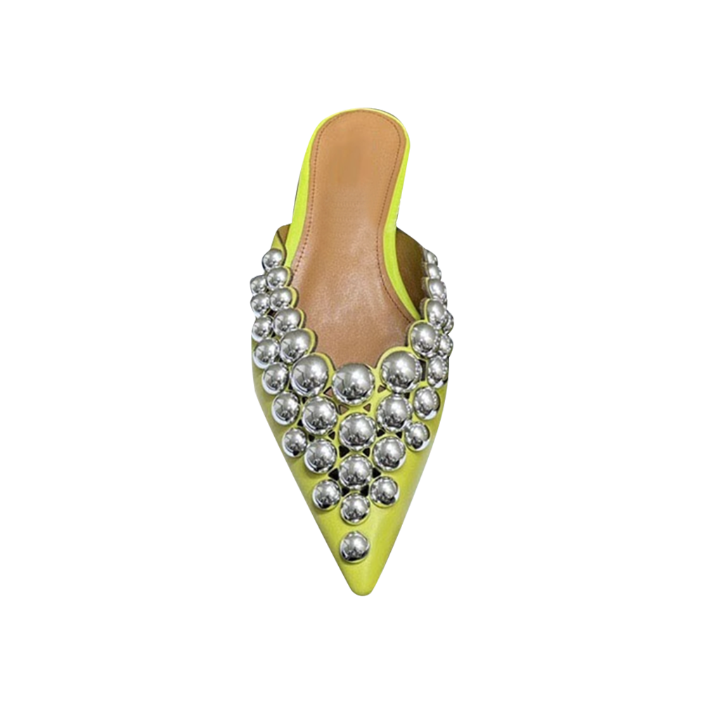 DOHIA Studded Slippers Slides