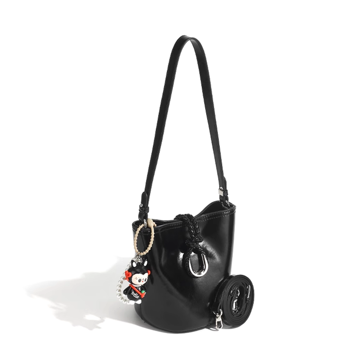 DOIVE Metal Lock Cross Body Bag