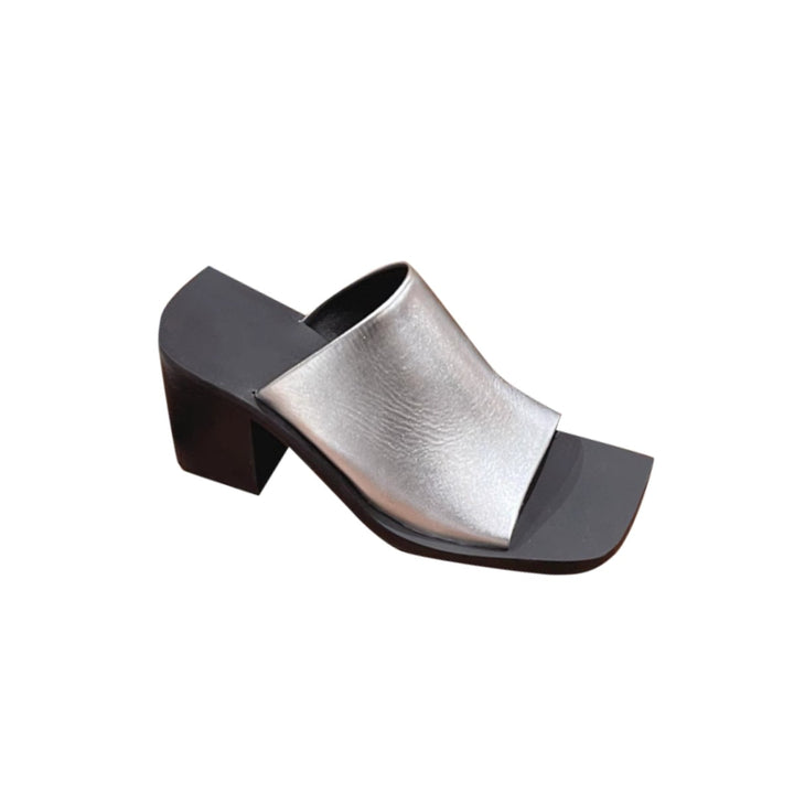 DURIO Leather Mules Sandals