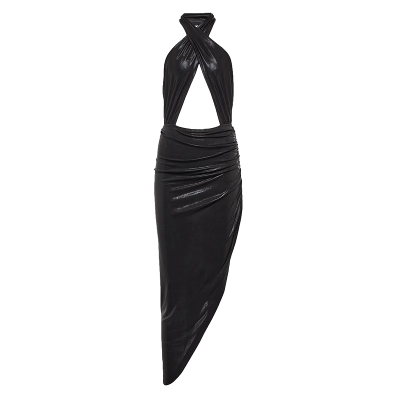 DUSSI Cut Out Evening Dress Gown
