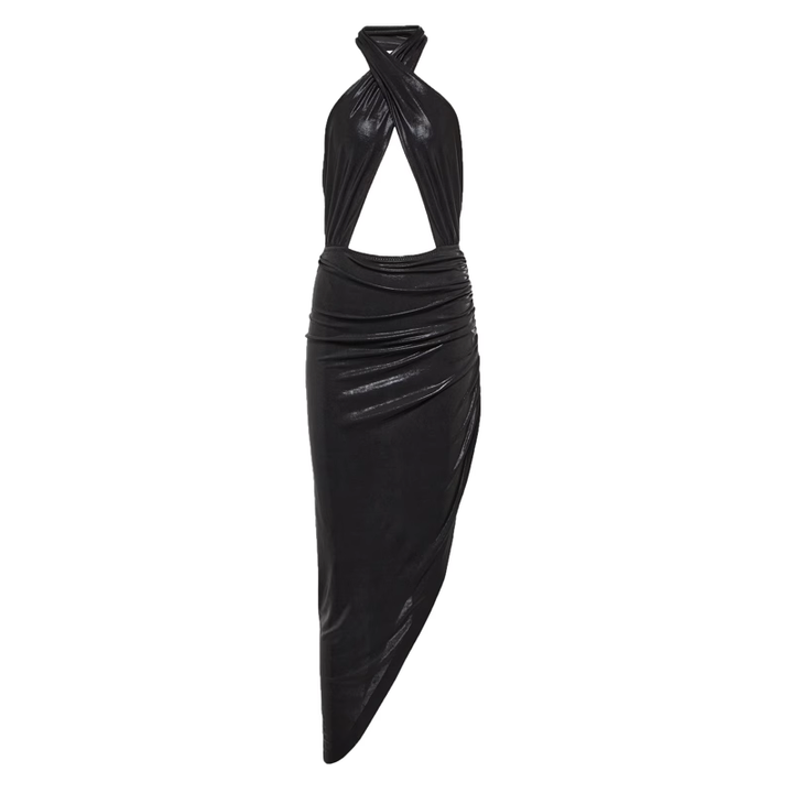 DUSSI Cut Out Evening Dress Gown
