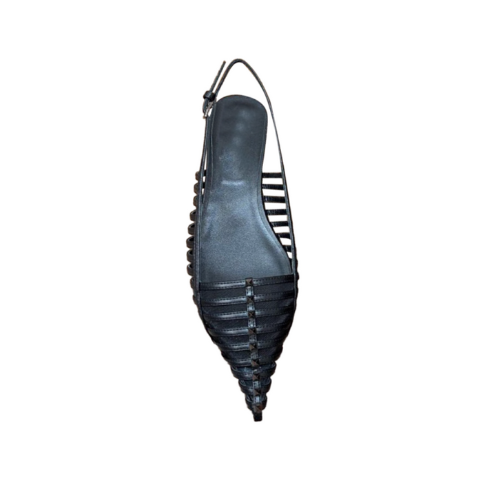 FECUA Studded Strappy Flat Sandals