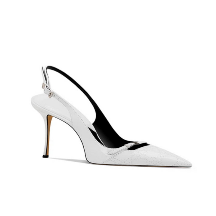 FLOCE Buckled Slingback Mid Heel Sandals - 6cm