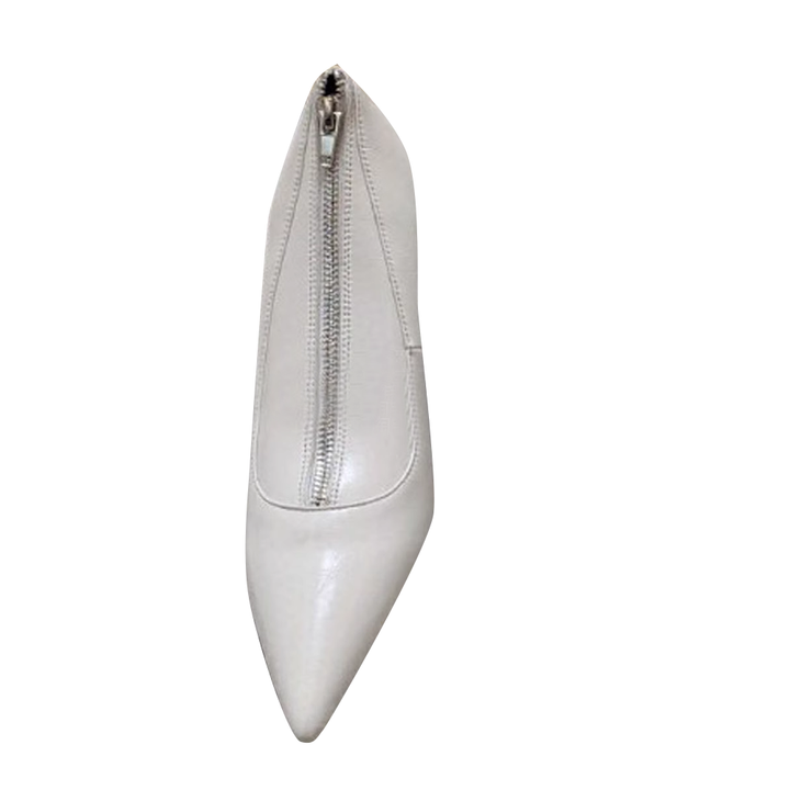 GAHEL Zip Stiletto High Heel Pumps