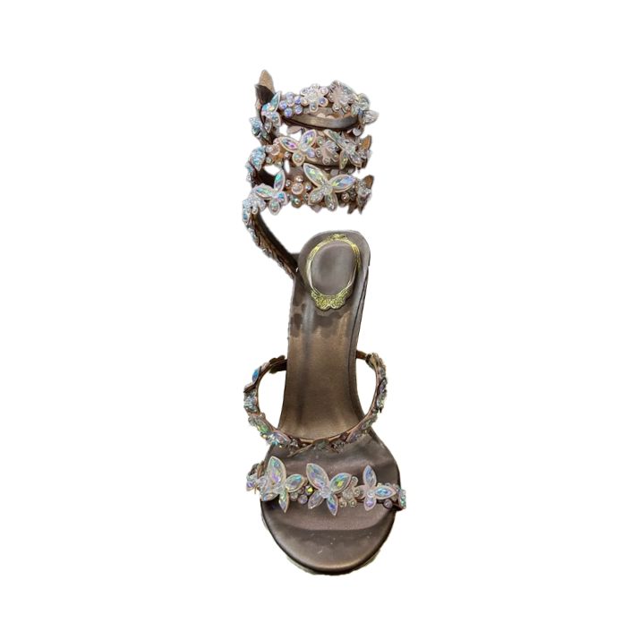 GETAN Diamante Wrap High Heel Sandals