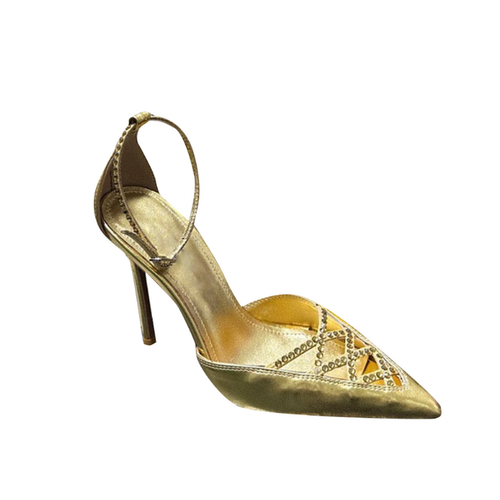 HAJRU Diamante High Heel Sandals