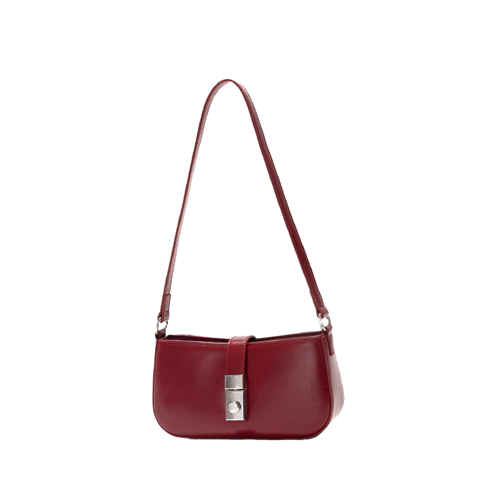HEBEV Metal Lock Cross Body Bag