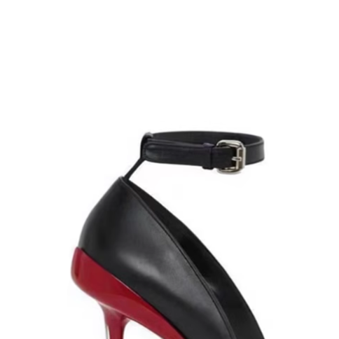 HEBLE Ankle Strap High Heel Sandals